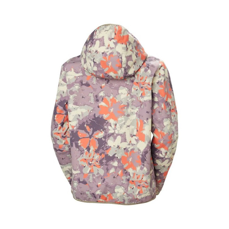 Giacca Helly Hansen W GRAPHIC RAIN JACKET Purple Clay