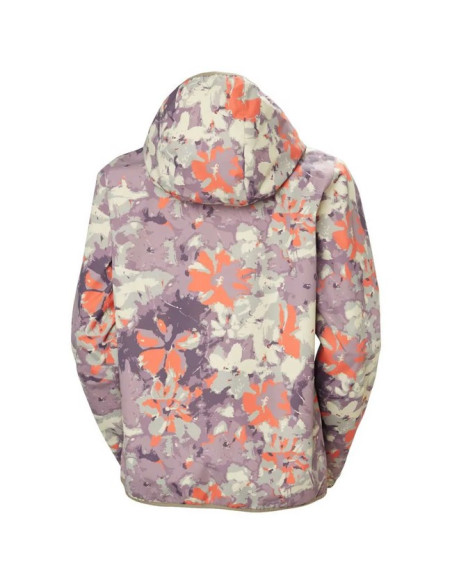 Giacca Helly Hansen W GRAPHIC RAIN JACKET Purple Clay