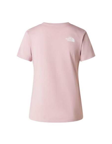 The North Face W EVOLUTION HALF DOME SLIM SS Metal Pink