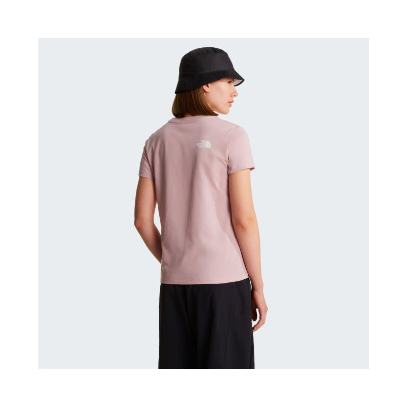 The North Face W EVOLUTION HALF DOME SLIM SS Metal Pink