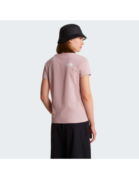 The North Face W EVOLUTION HALF DOME SLIM SS Metal Pink