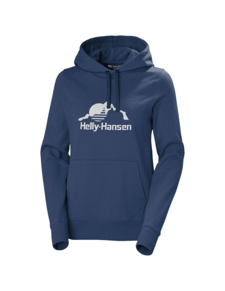 Helly Hansen W NORD GRAPHIC PULLOVER HOODIE Ocean
