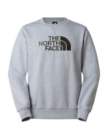 Camisola com capuz The North Face M DREW PEAK REGULAR CREW Tnflghtgryhtr/N