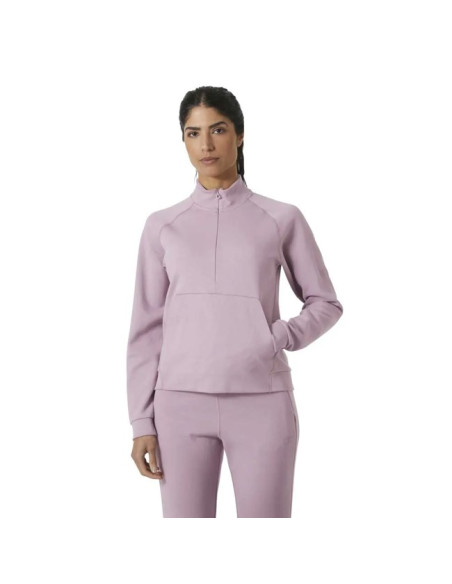 College Helly Hansen HP TECH SWEAT HALF ZIP Purple Clay