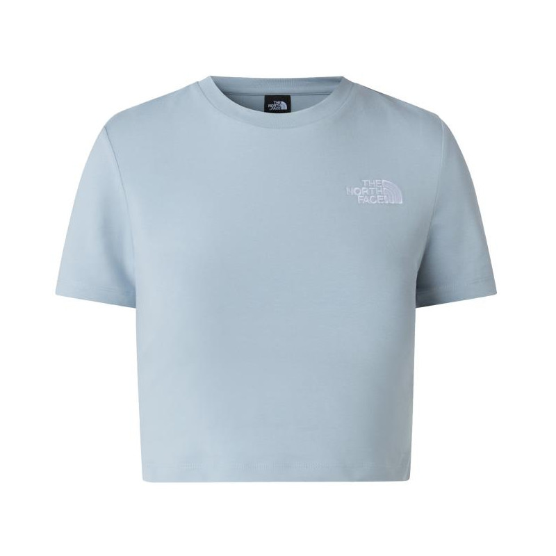 The North Face W ESSENTIAL CROPPED SLIM SS TE Frost Gre