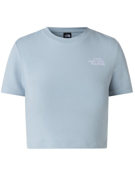 The North Face W ESSENTIAL CROPPED SLIM SS TE Frost Gre