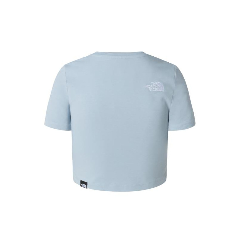 The North Face W ESSENTIAL CROPPED SLIM SS TE Frost Gre