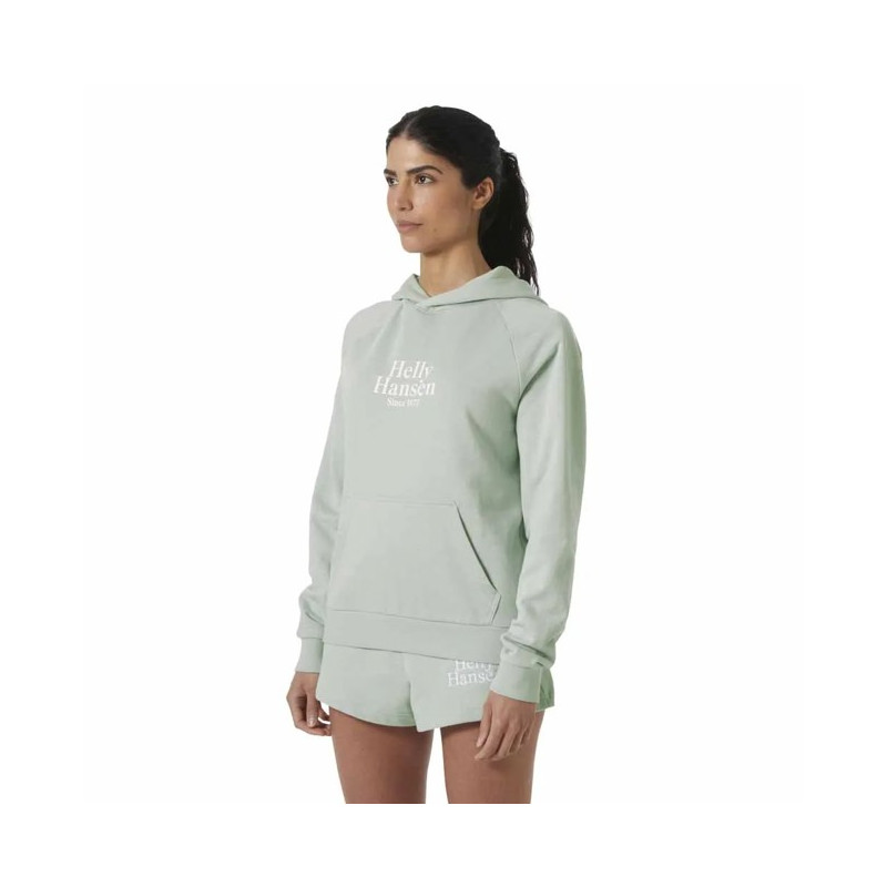 College Helly Hansen CORE GRAPHIC HOODIE Green