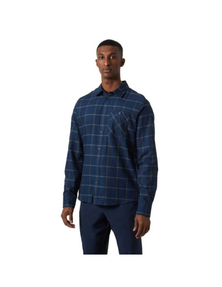 Camicia Helly Hansen AKER FLANNEL LS SHIRT Ocean Sierra Plaid
