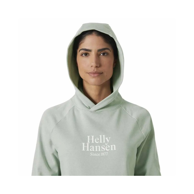 Pulóver Helly Hansen CORE GRAPHIC HOODIE Green