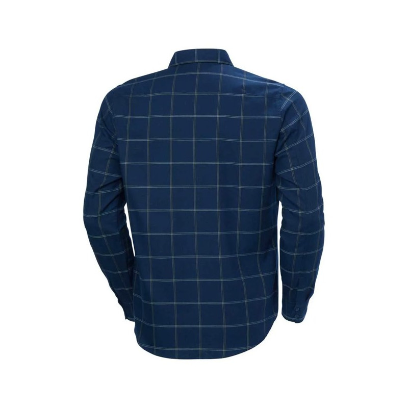 Chemise Helly Hansen AKER FLANNEL LS SHIRT Ocean Sierra Plaid