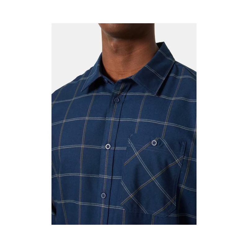 Košile Helly Hansen AKER FLANNEL LS SHIRT Ocean Sierra Plaid