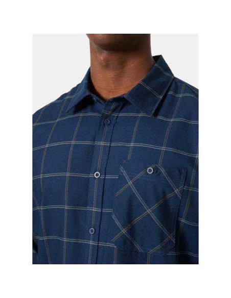Ing Helly Hansen AKER FLANNEL LS SHIRT Ocean Sierra Plaid