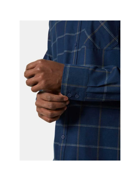 Camicia Helly Hansen AKER FLANNEL LS SHIRT Ocean Sierra Plaid