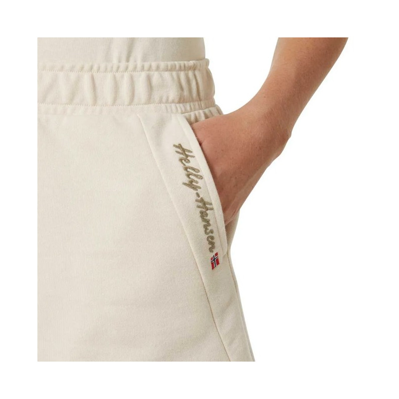 Pants Helly Hansen CORE SWEAT SHORTS Cream