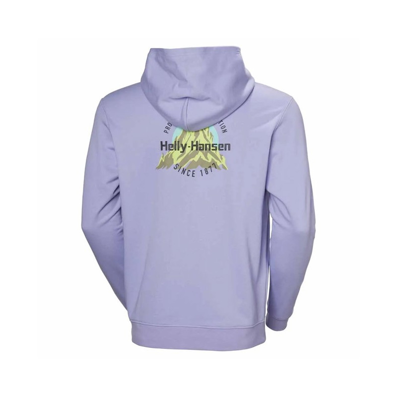 Sweatshirt Helly Hansen CORE GRAPHIC HOODIE Bright Lavende