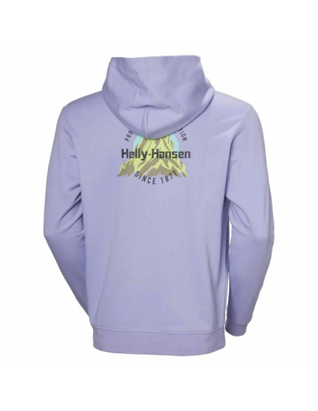 Sweatshirt Helly Hansen CORE GRAPHIC HOODIE Bright Lavende
