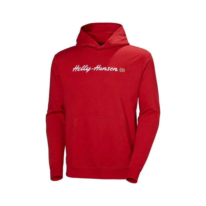 Bluza Helly Hansen CORE GRAPHIC SWEAT HOODIE Red