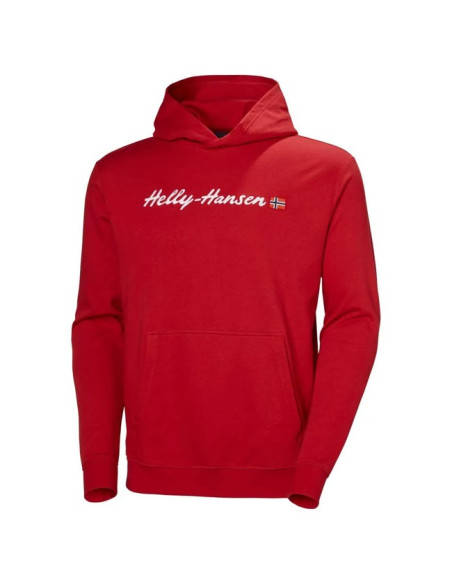 Mikina Helly Hansen CORE GRAPHIC SWEAT HOODIE Red