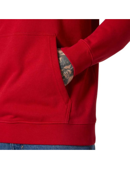 College Helly Hansen CORE GRAPHIC SWEAT HOODIE Red