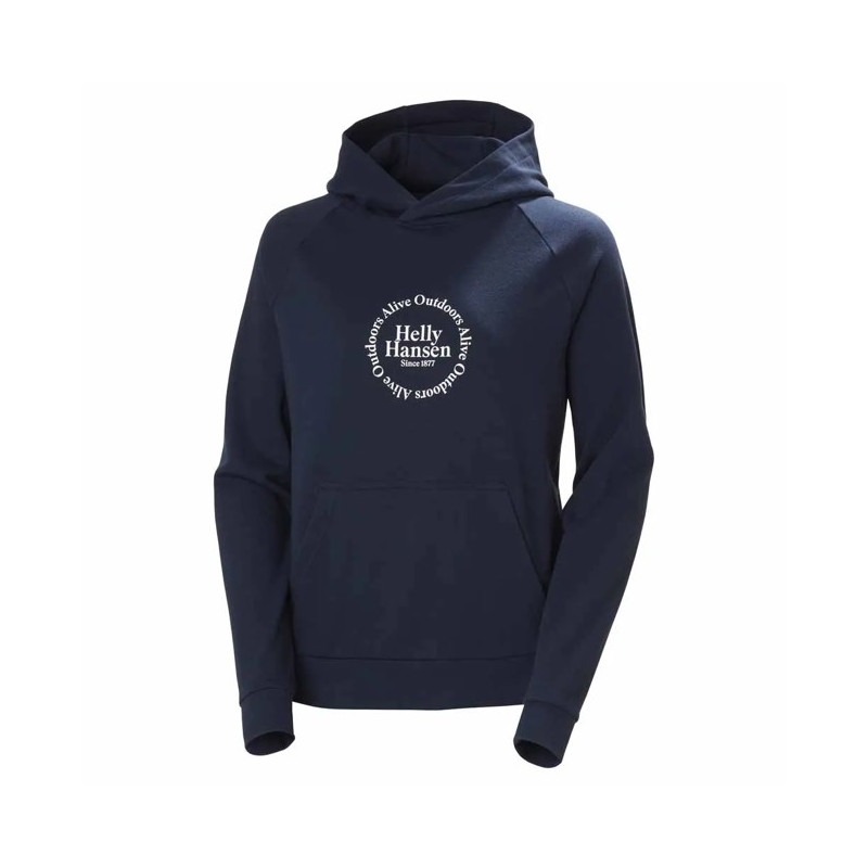 Bluza Helly Hansen CORE GRAPHIC HOODIE Navy