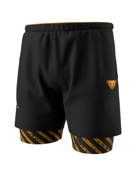 Housut Dynafit 2IN1 SHORTS M Black Out Tobacco/74