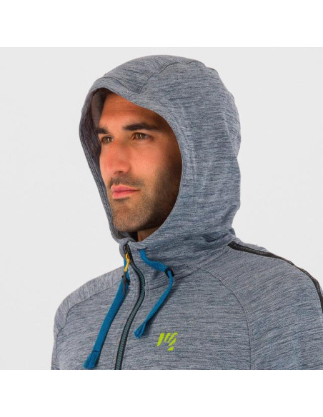 Camisola com capuz Karpos EASYFRIZZ FULL-ZIP HOODIE Outer Space Me