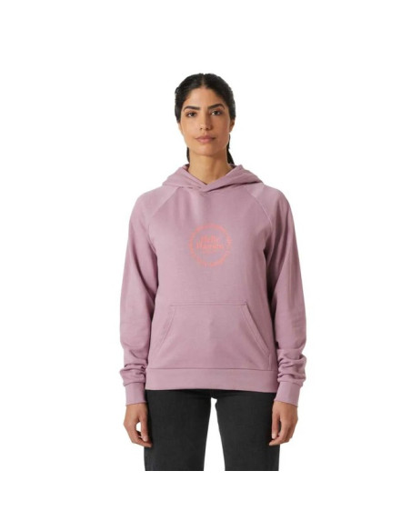 Bluza Helly Hansen CORE GRAPHIC HOODIE Purple Clay