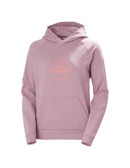 Bluza Helly Hansen CORE GRAPHIC HOODIE Purple Clay