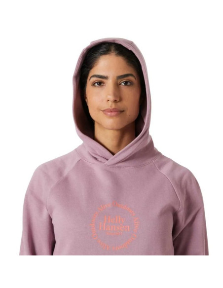 Sweatshirt Helly Hansen CORE GRAPHIC HOODIE Purple Clay
