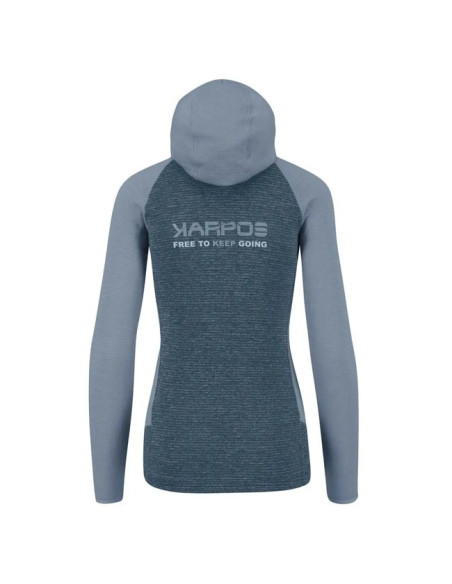 Bluza Karpos CAMOSCIO W FULL ZIP HOODIE Bering Sea/Mo