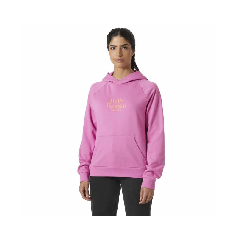 Bluza Helly Hansen CORE GRAPHIC HOODIE Meta Pink