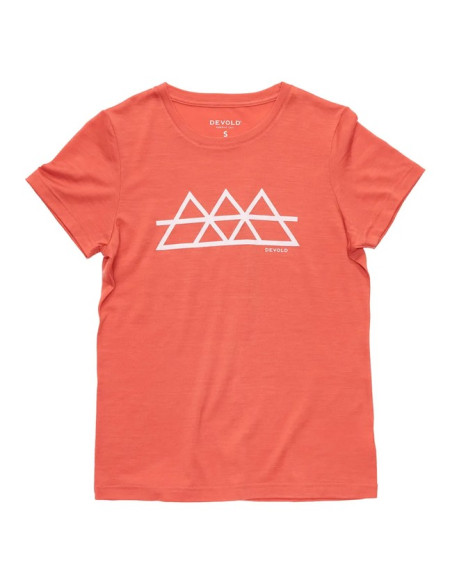 Tričko Devold CLASSIC TEE WMN Coral