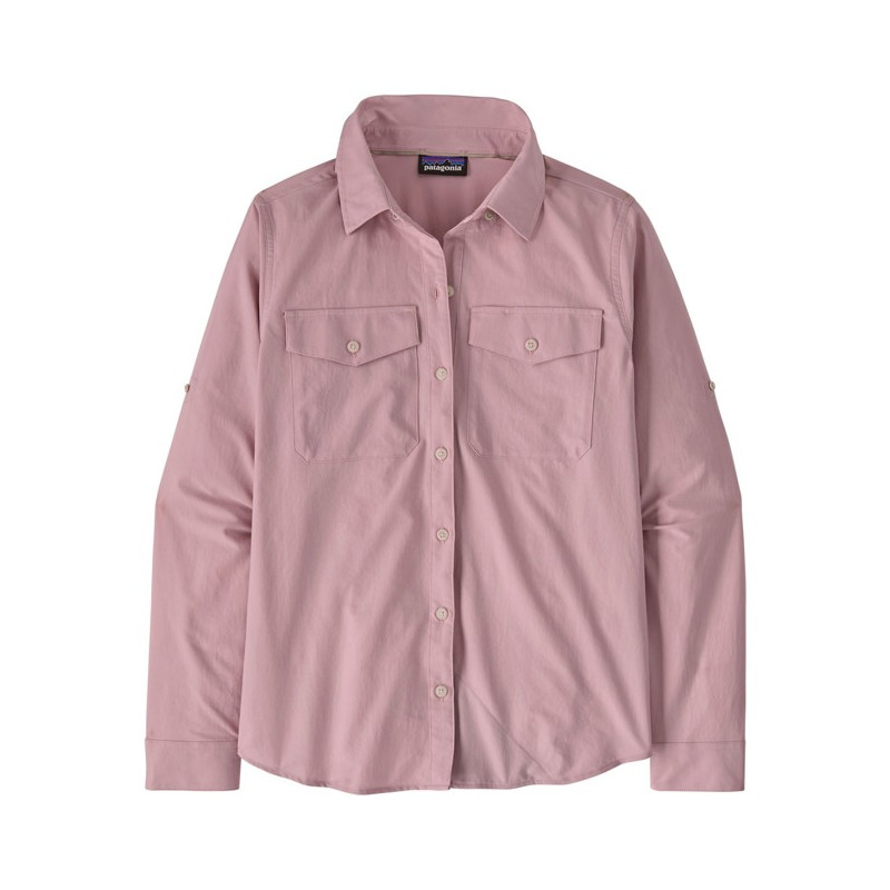 Ing Patagonia WS LS SELF GUIDED SUN SHIRT Quiet Violet