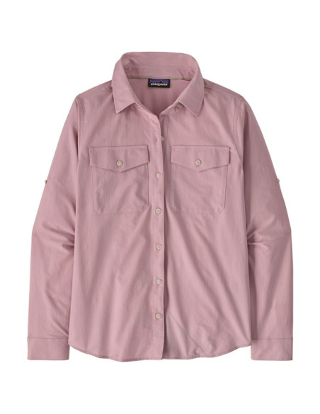 Košile Patagonia WS LS SELF GUIDED SUN SHIRT Quiet Violet