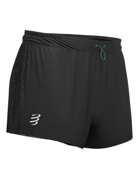Kalhoty Compressport RACING SPLIT OVERSHORT Black