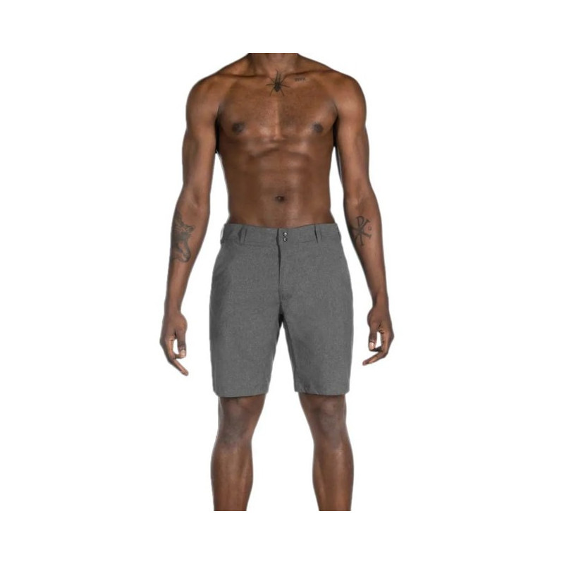 Housut Saxx FRONTIER 2N1 SHORT Black Heather