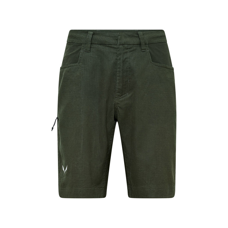 Nadrág Salewa AGNER HEMP M RIPSTOP SHORTS Dark Olive