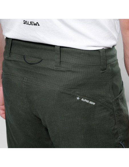Bukser Salewa AGNER HEMP M RIPSTOP SHORTS Dark Olive
