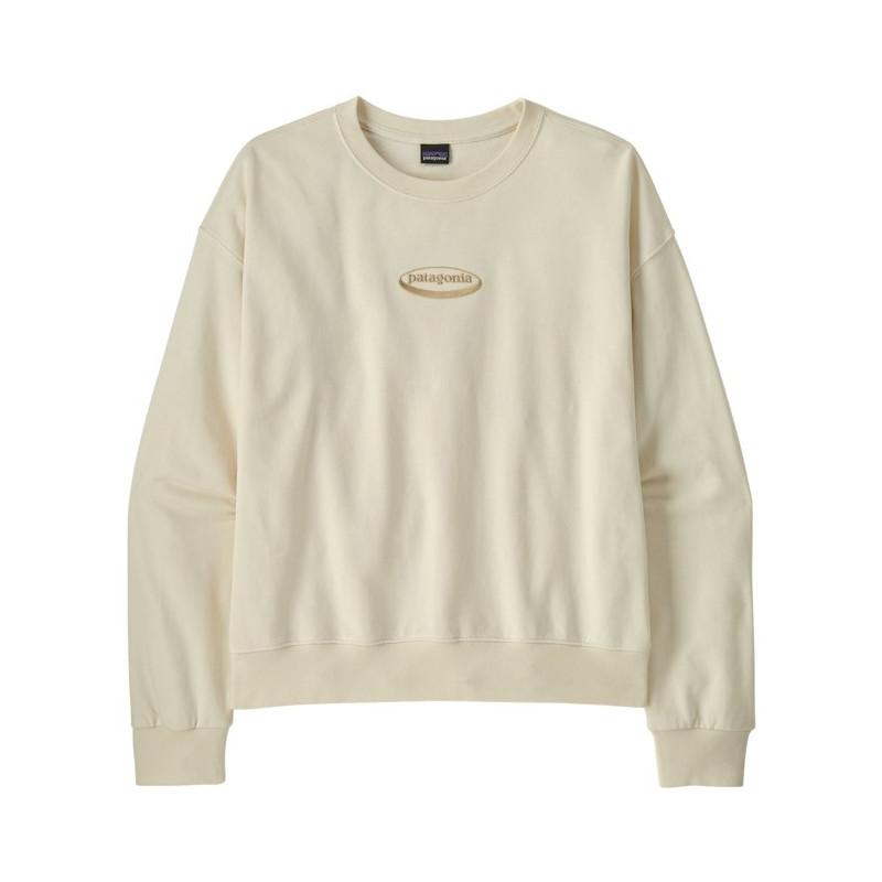 Bluza Patagonia '95 OVAL LOGO DAILY CREW Wool White