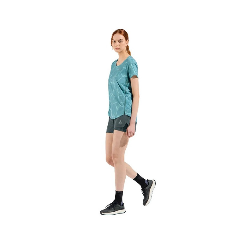 Broek Odlo 2-IN-1 ZEROW 3 IN Dark Slate