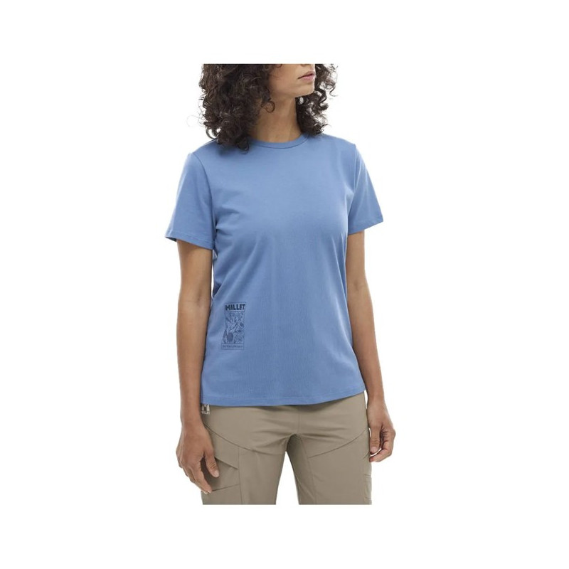 Camiseta Millet CHAMONIX FLOWER TS SS W Coronet Blue