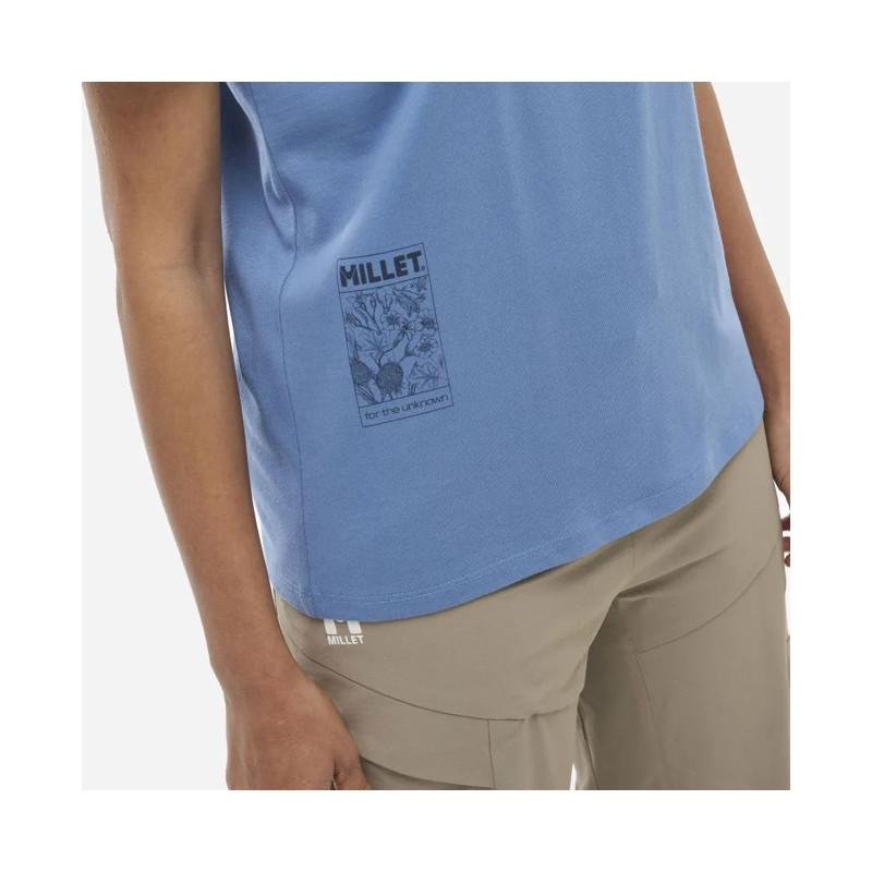 Tričko Millet CHAMONIX FLOWER TS SS W Coronet Blue