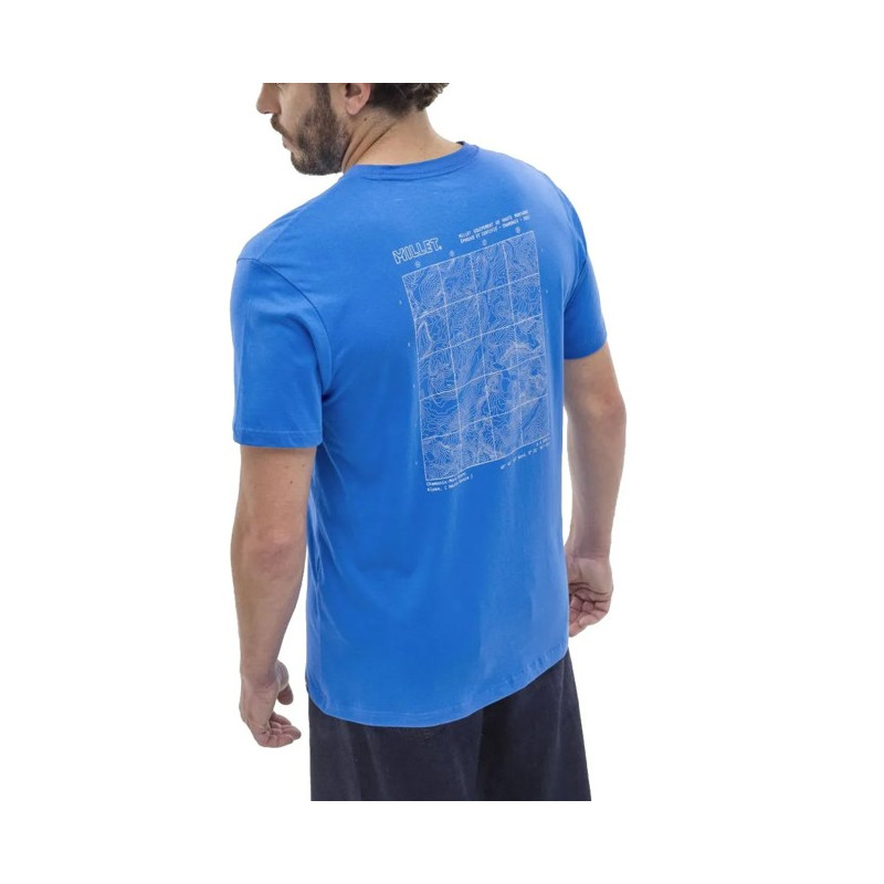 Póló Millet CDG CHAMONIX MAP TS SS M Icon Blue