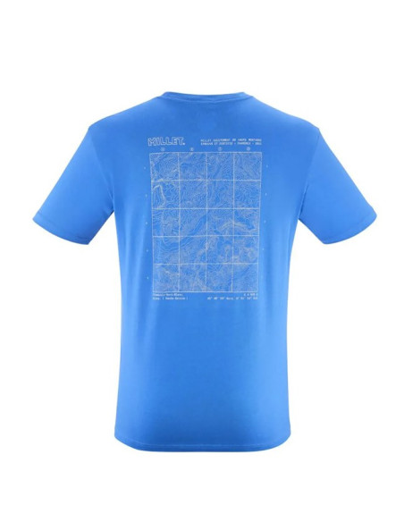Tričko Millet CDG CHAMONIX MAP TS SS M Icon Blue