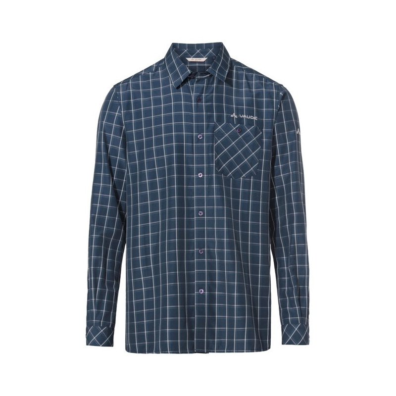 Paita Vaude ALBSTEIG LS SHIRT III Dark Sea/Dark Se