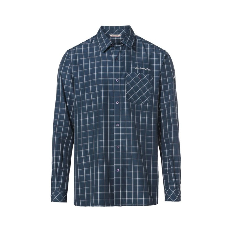 Ing Vaude ALBSTEIG LS SHIRT III Dark Sea/Dark Se