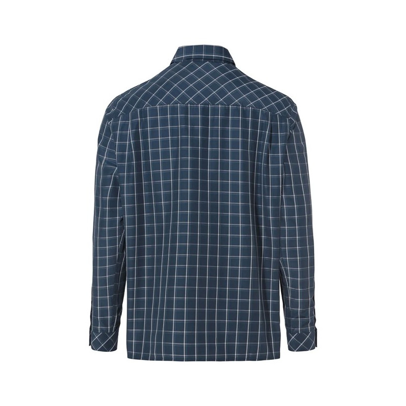 Overhemd Vaude ALBSTEIG LS SHIRT III Dark Sea/Dark Se