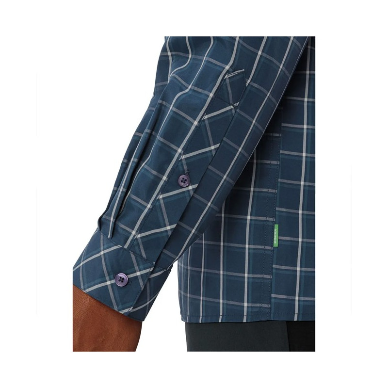 Ing Vaude ALBSTEIG LS SHIRT III Dark Sea/Dark Se