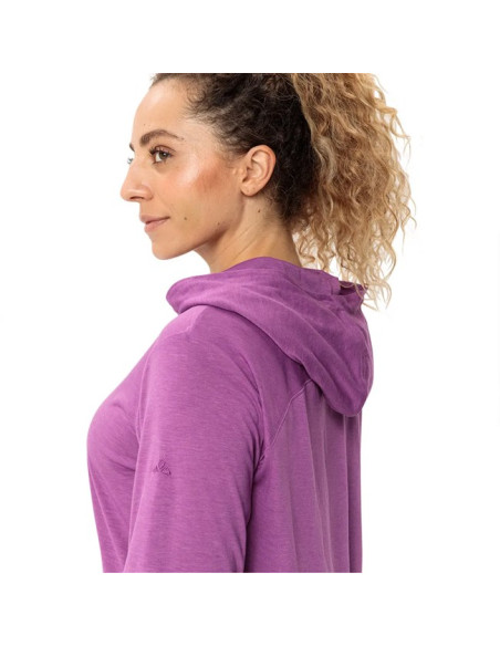 Sudadera Vaude MINEO LS HOODY Magenta